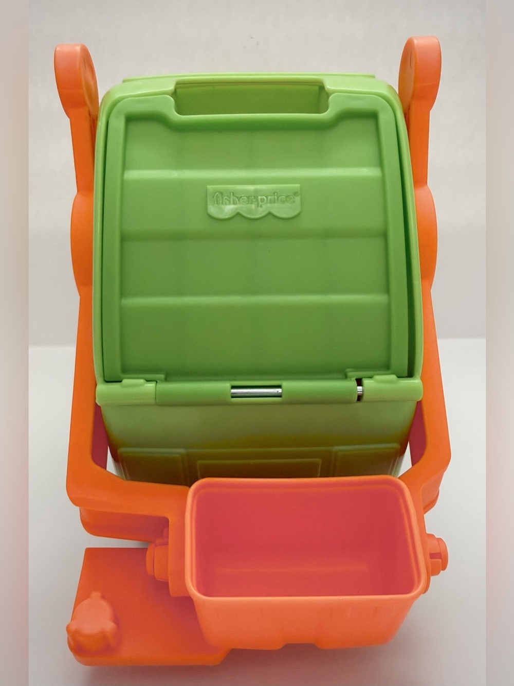 Fisher-Price Little People Musical Toy Recycling Truck Garbage Vehicle - Picture 5 of 9